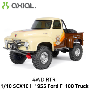 포드 1955 버전)AXIAL 1/10 SCX10 II 1955 Ford 4WD RTR SCX10 II 1955 Ford (Brown)