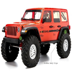 (지프 JL 랭글러-조립완료버전) SCX10III Jeep JLU Wrangler w/Portals,Orange:1/10 RTR