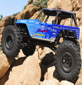 [AX90031] Axial Wraith - Jeep® Wrangler Wraith-Poison Spyder Rock Racer 1/10th Scale Electric 4WD ARR - 송수신기 제외 상품입니다. [모터,변속기,서보 포함]