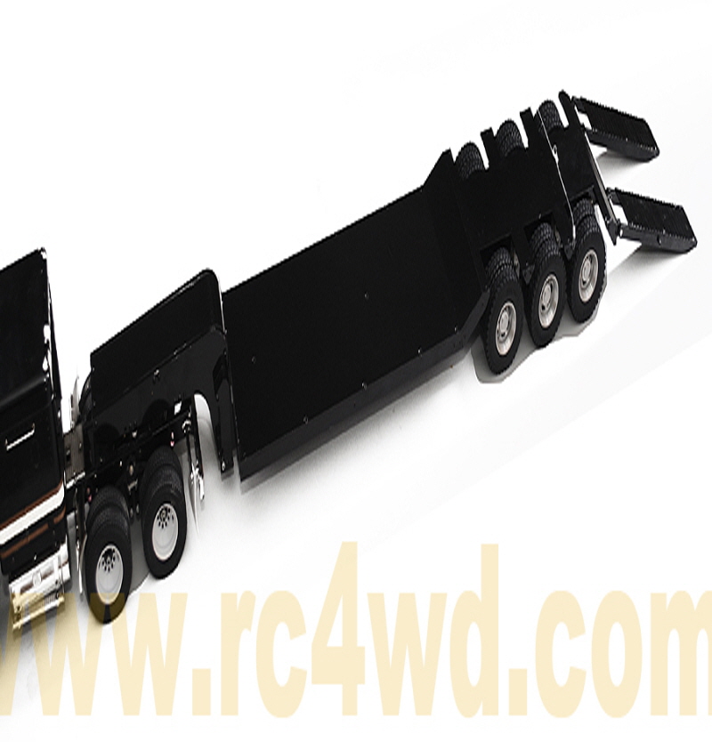 1/14 Scale Heavy Duty Flat Bed Transporter Trailer (Black)