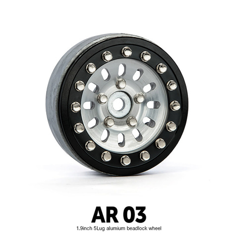 AR03 1.9인치 5LUG 알루미늄 비드락휠