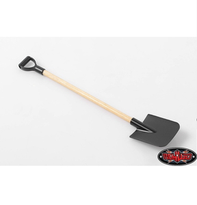 [Z-S1740] Scale Garage Series 1/10 Wooden Handle Boulder Flat Shovel w/D-Grip