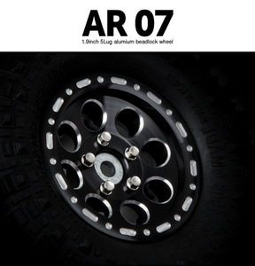 AR07 1.9인치 5LUG 알루미늄 비드락휠