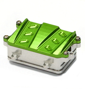 [C24729GREEN] Billet Machined Alloy Receiver / Radio Box for Axial 1/10 SCX-10