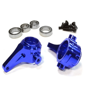 [C25992BLUE] Billet Machined Steering Blocks for Tamiya Scale Off-Road CC01