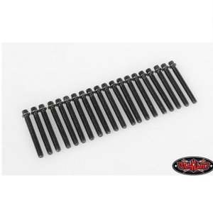 [Z-S1711] RC4WD Miniature Scale Hex Bolts (M2 x 16mm) (Black)