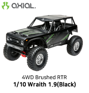 AXIAL 1/10 Wraith 1.9 4WD Brushed RTR, Black (AXI90074T2)
