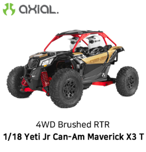 AXIAL 1/18 Yeti Jr Can-Am Maverick X3 T 4WD Brushed RTR