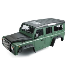 Realistic Hard Plastic Body Kit for 1/10 Size D110 Off-Road Crawler 313mm WB C29972GREEN