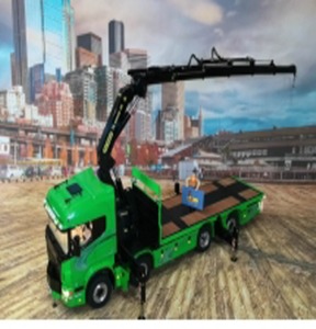1/14 유압 5단붐 크레인 - 1 / 14 hydraulic truck mounted crane Kit (Kit 5 arm)