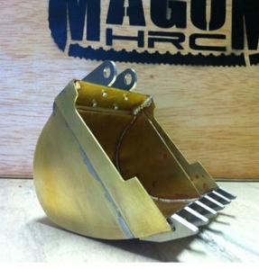 1/16 Cazo de metal (Sin pintar) 브루더 굴삭기 황동+알미늄 버켓