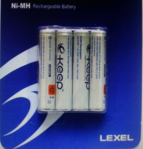 LEXEL e-keep 1.2v 2000mAh 니켈수소 배터리 x 4ea (AA사이즈 / 에네루프형)