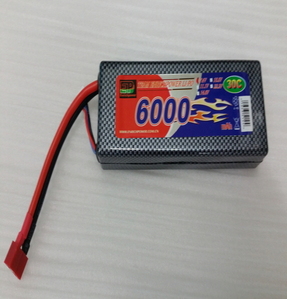 (신제품/딘스커넥터)EP Power 6000mAh 7.4V 70C 2S1P 리튬폴리머 배터리  딘스잭(1/10,1/8차량,보트용)