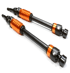 [C26121ORANGE] T4 Dual Joint HD Universal Drive Shaft (2) for Traxxas 1/10 Scale Summit 4WD