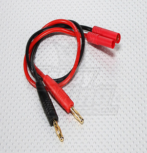 HXT 4MM to Banana Plug Charge Lead Adapter