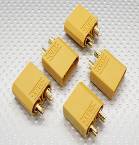 Nylon XT90 Connectors Male (5pcs/bag)