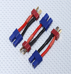 T-Connector to EC3 Battery Adapter (3pcs/bag)