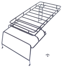 [TRC/302214A] Metal Roof Rack Luggage for Team Raffee Co. Defender D110 Station Wagon [오픈도어 바디전용이며 그외 불가능]