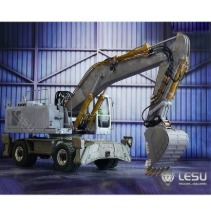 1/14 Construction Machinery Model RD-A0006 Wheeled Walking Hydraulic Excavator All Metal CNC Manufacturing LESU / 유압 바퀴 굴삭기